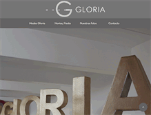 Tablet Screenshot of modas-gloria.com